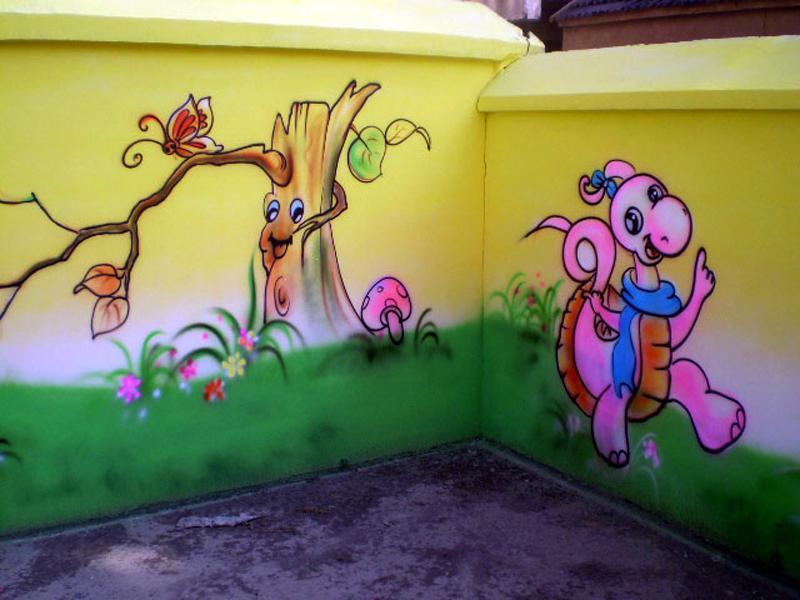 南昌幼兒園墻體彩繪,南昌墻體涂鴉,南昌涂鴉墻體,南昌墻體繪畫,南昌繪畫墻體